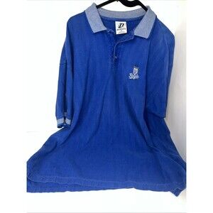 Dynasty Men’s XL Kansas City Royals Dark Blue Short Sleeve Polo